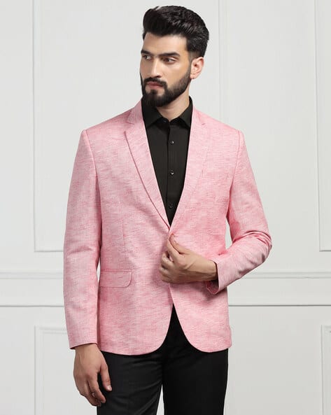 Buy Pink Blazers Waistcoats for Men by TAHVO Online