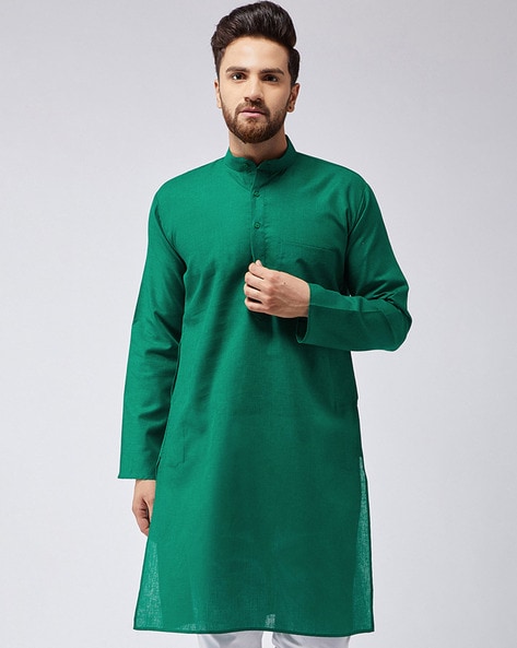 Sojanya Long Kurta with Patch Pocket