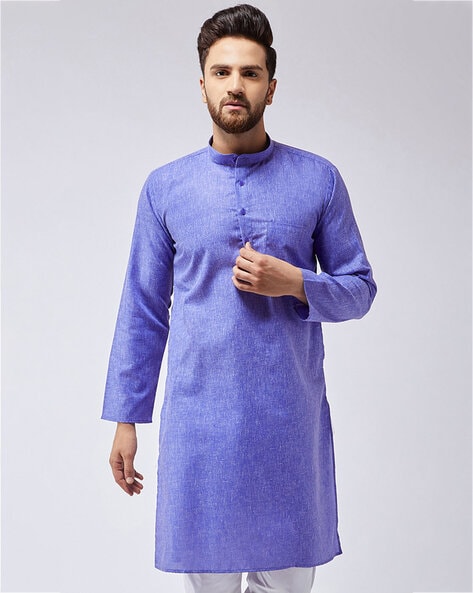 Sojanya Straight Kurta with Patch Pocket