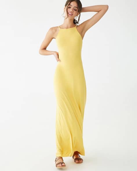 Buy Yellow Dresses for Women by Forever 21 Online | Ajio.com