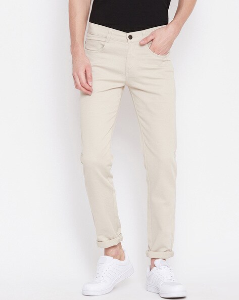 Buy Beige Trousers Pants for Men by Nation Polo Club Online Ajio