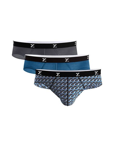 Price History of xyxx nova intellifresh cotton navy blue solid men