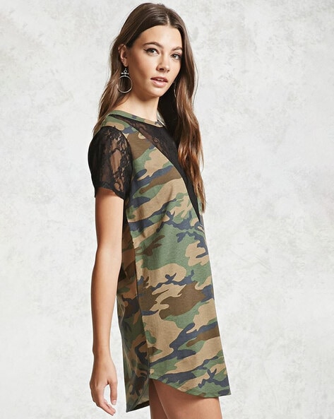 Camouflage dress forever 21 hotsell