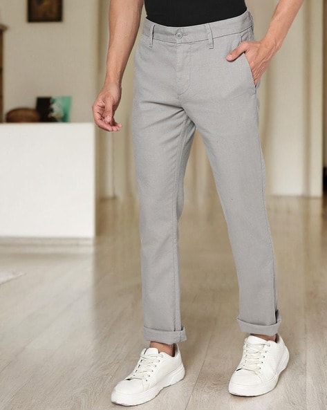 Buy Grey Trousers Pants for Men by LEVIS Online Ajio