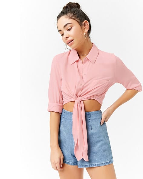 Buy Pink Shirts for Women by Forever 21 Online