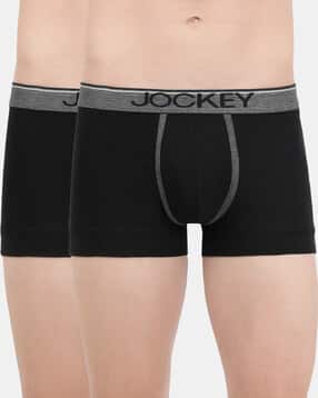 jockey Pack of 2 Trunks with Elasticated Waistband-picture-45