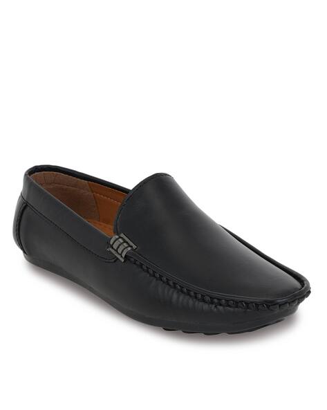 Panelled Slip-On Formal Shoes