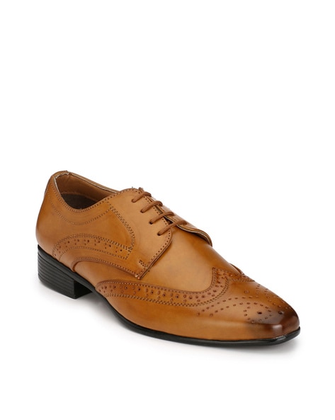 Hirels Perforated Derby Shoes