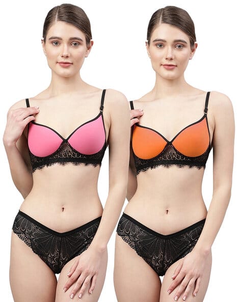 Buy Multicoloured Lingerie Sets for Women by AROUSY Online