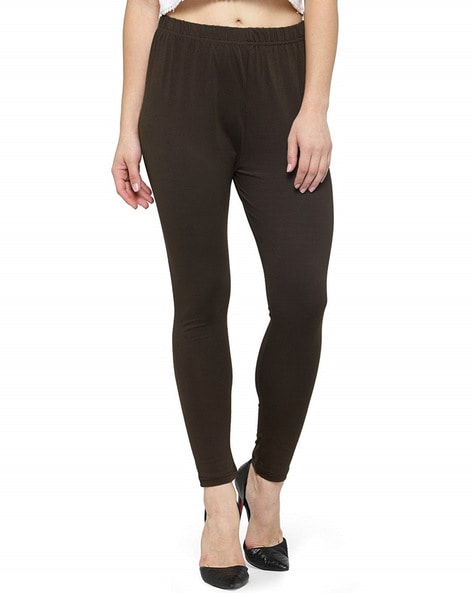 N-gal Solid Leggings with Elasticated Waistband