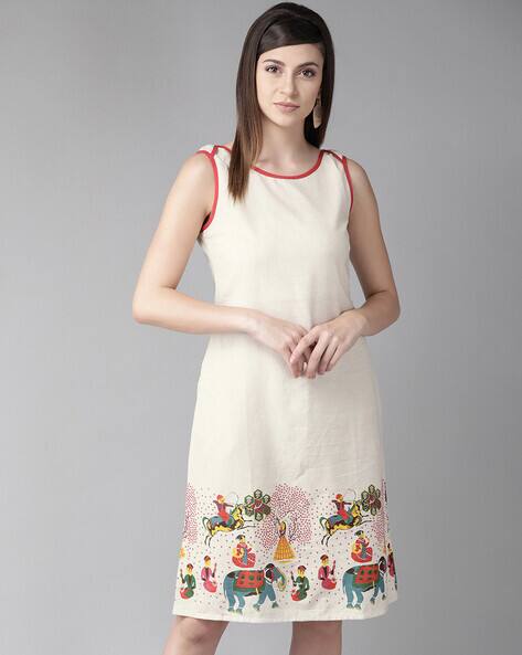 Buy White Dresses for Women by AKS Online | Ajio.com