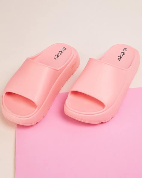 Buy Pink Flip Flop \u0026 Slippers for Women by Ginger by Lifestyle Online |  Ajio.com