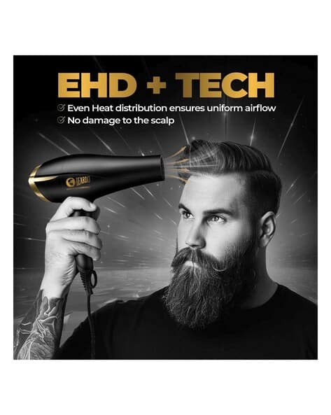 Men's Hair Best Beard Dryer Beard And Hair Straightener For
