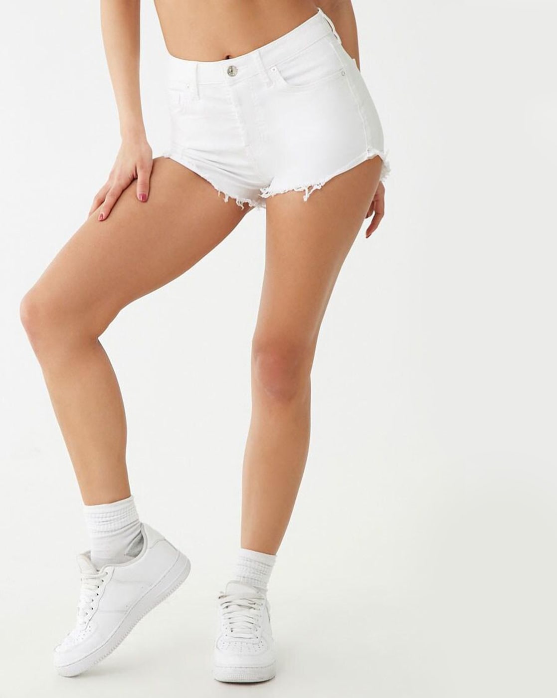 Buy White Shorts for Women by Forever 21 Online Ajio