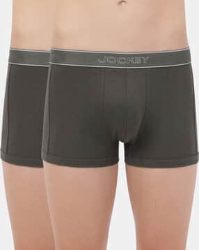 jockey Pack of 2 Trunks with Elasticated Waistband-picture-14