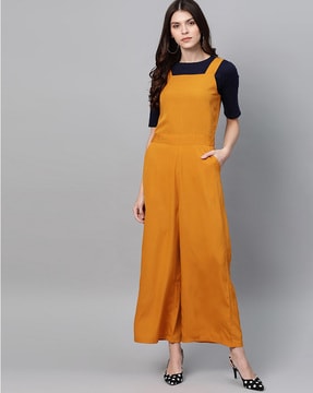 Buy Mustard Jumpsuits Playsuits for Women by Zima Leto Online Ajio