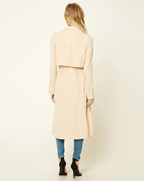 Trench Coat with Notched Lapel