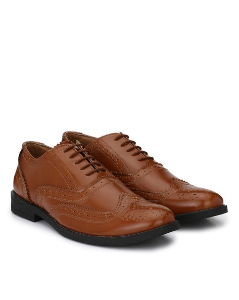 Hirels Textured Lace-Up Brogues