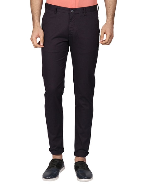 Blackberrys Flat-Front Skinny Fit Trousers