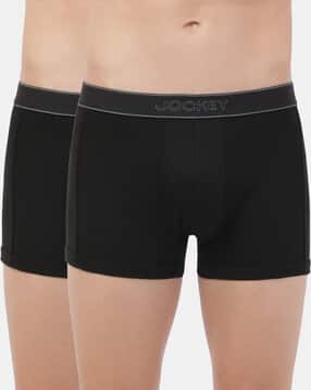 jockey Pack of 2 Trunks with Elasticated Waistband-picture-18