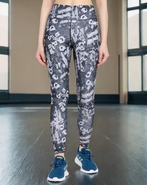 Camouflage Print Ankle-Length Sports Leggings