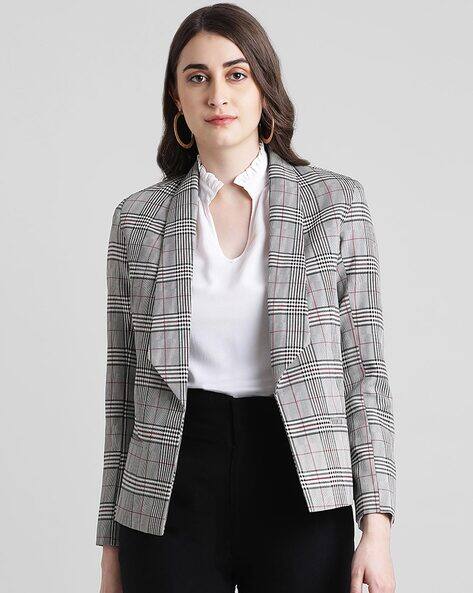 Zink London Full Sleeve Checked Jacket