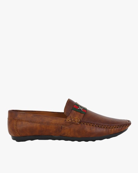 Loafers with Reptilian Pattern