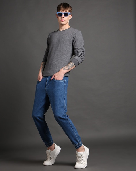 Men Regular Fit Jogger Jeans