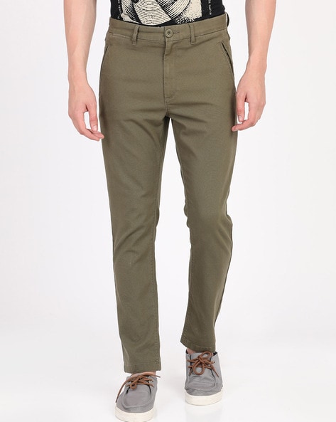 Breakbounce Flat-Front Slim Fit Trousers