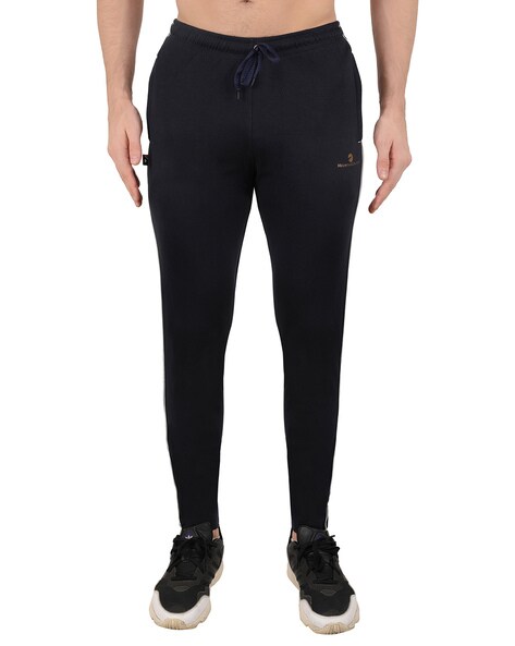 Buy Navy Track Pants for Men by MOUNTAIN COLOURS Online Ajio