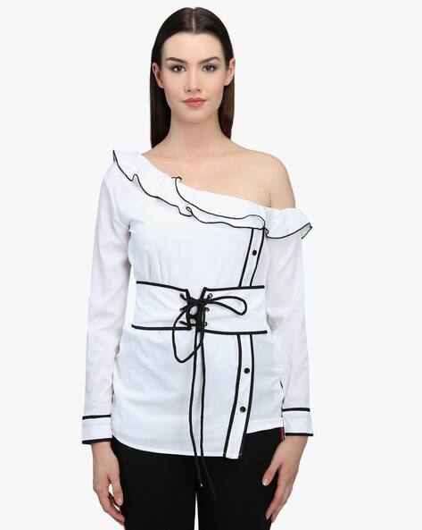 loft off the shoulder top