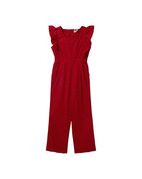 Polka-Dot Print Jumpsuit