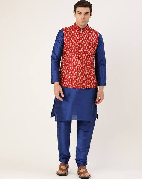 SOJANYA Floral Embroidered Full Sleeves Suit Set