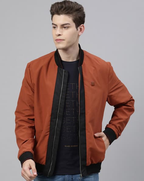 Insert Pockets Jacket with Zip Detail