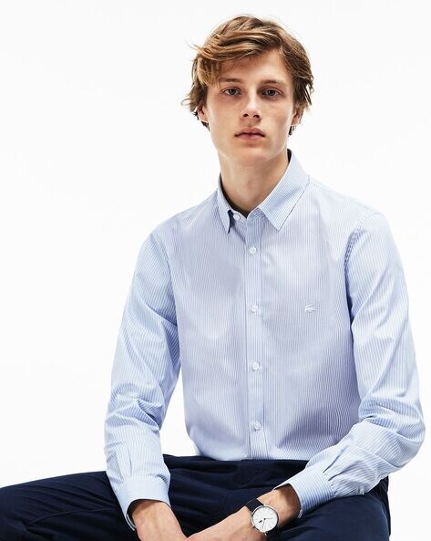 Buy Blue Shirts for Men by Lacoste Online Ajio