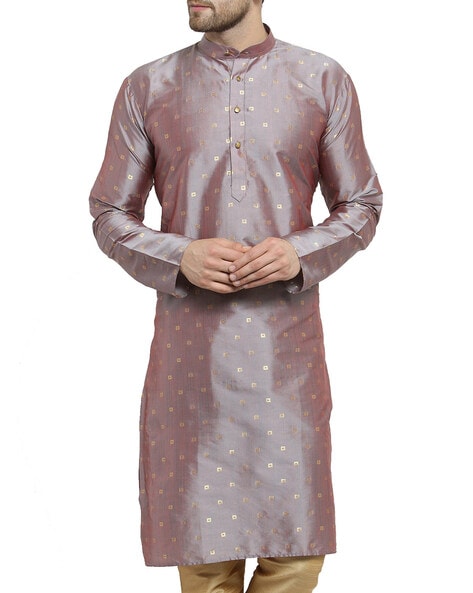 Sojanya Ethnic Micro Print Long Kurta