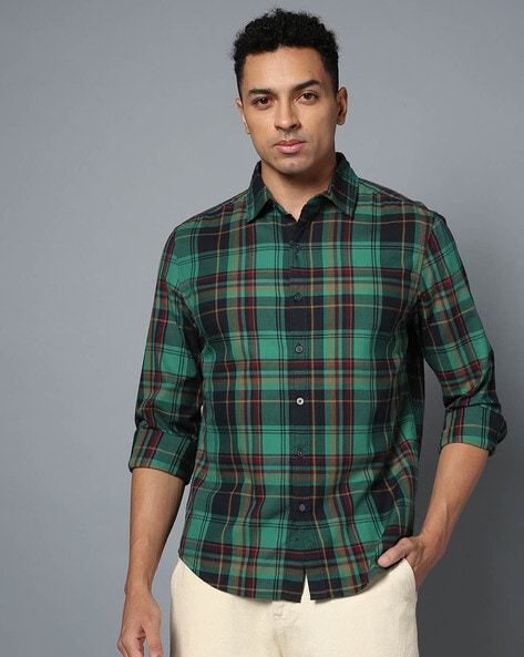 Levis Men Checked Slim Fit Shirt