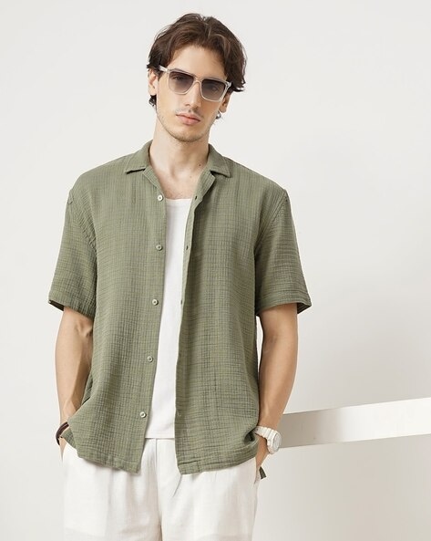 British Club British Club Men's Resort Collar Grinding Shirt