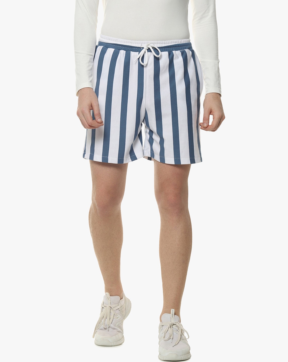 Mens striped shorts best sale