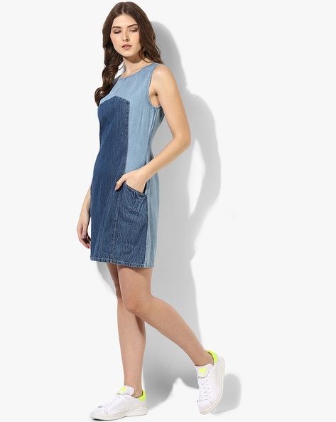 Buy Blue Dresses for Women by LA LOFT Online Ajio