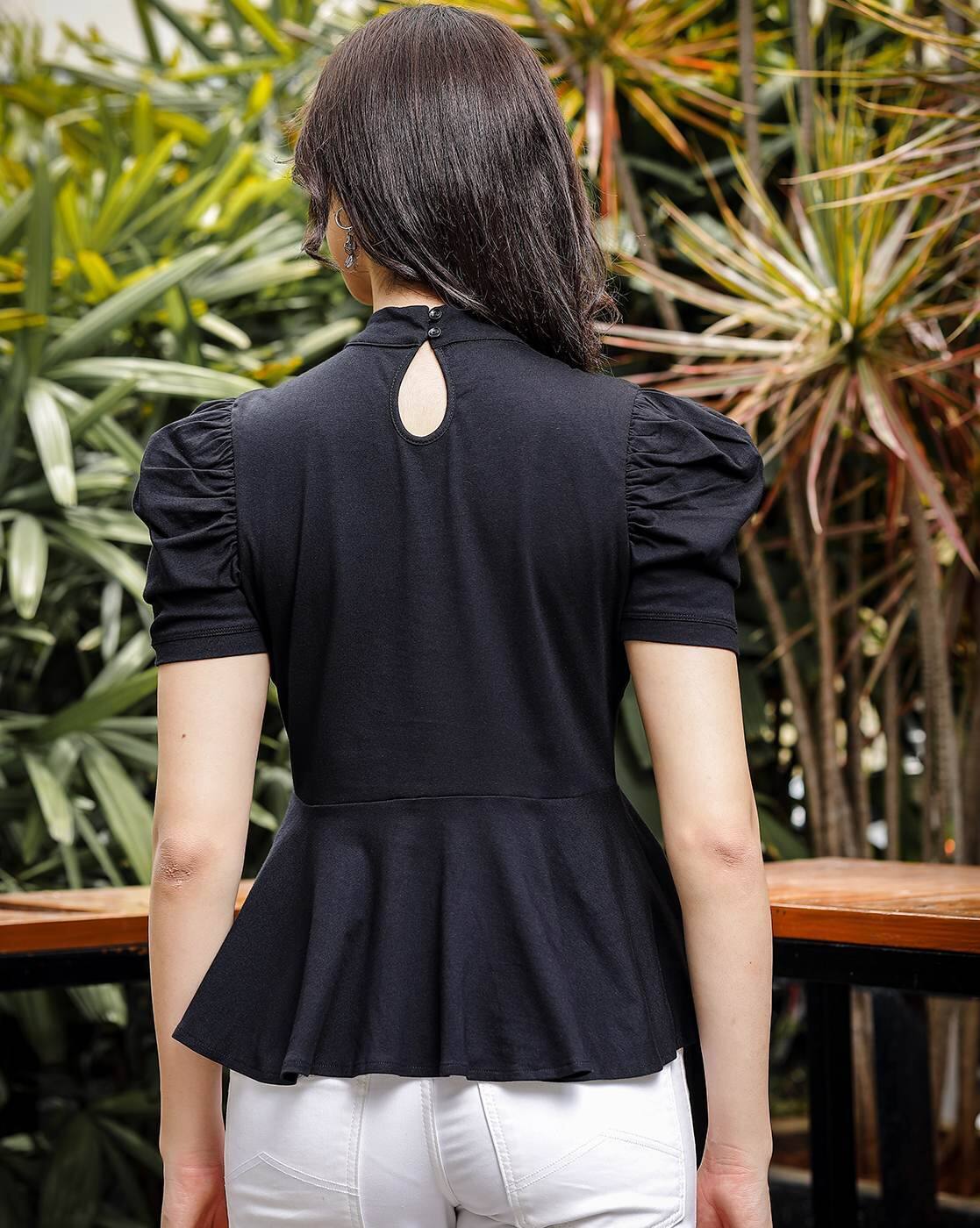 Buy Black Tops for Women by ONE SKY Online | Ajio.com