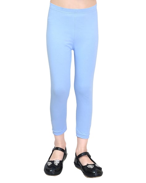 Light blue leggings girls best sale