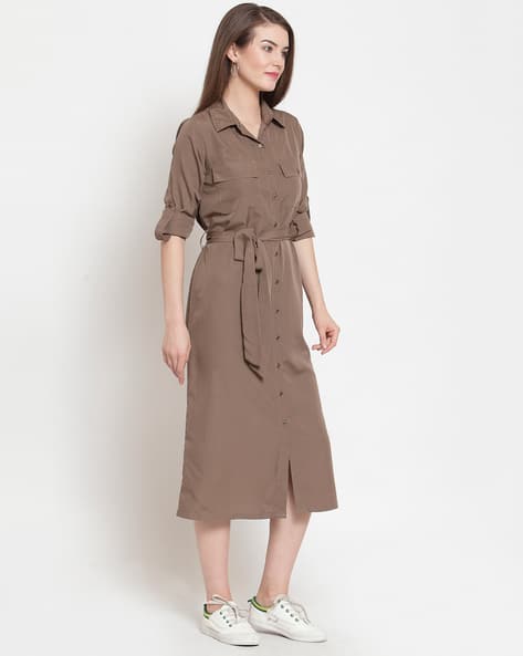 明日までの値下げ】3Piece Petal Satin Shirt Dress 明日までの値下げ】3Piece Petal Satin Shirt Dress