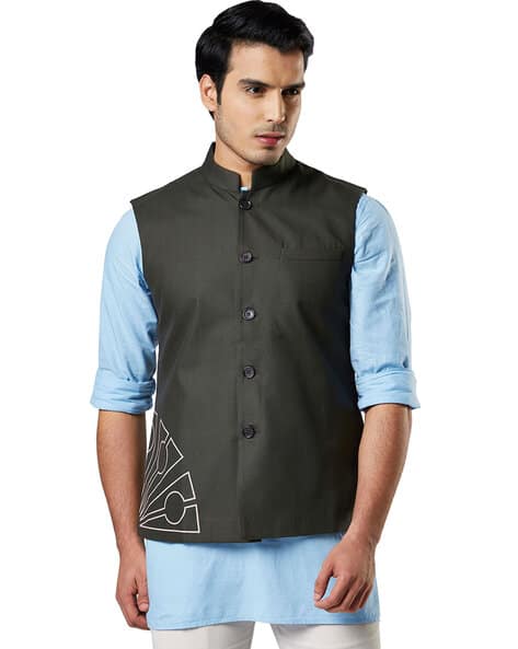 Buy Green Jackets Coats for Men by Ethnix by Raymond Online