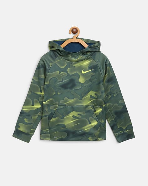 Camouflage Print Full Sleeves Hoodie