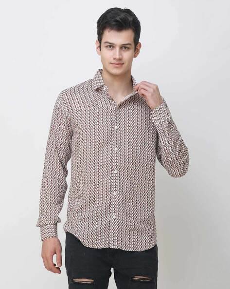 Buy Cream Shirts for Men by COLVYNHARRIS JEANS Online