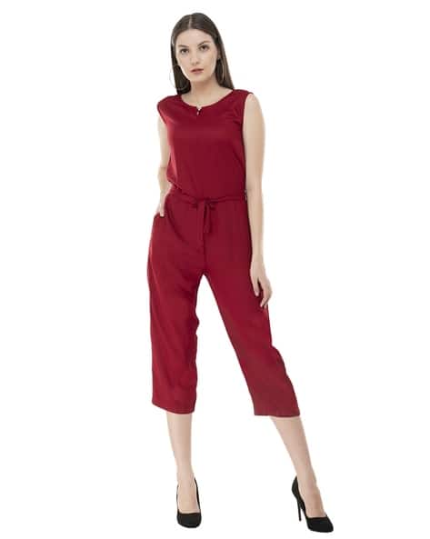 Sleeveless Ankle Length Jumpsuit