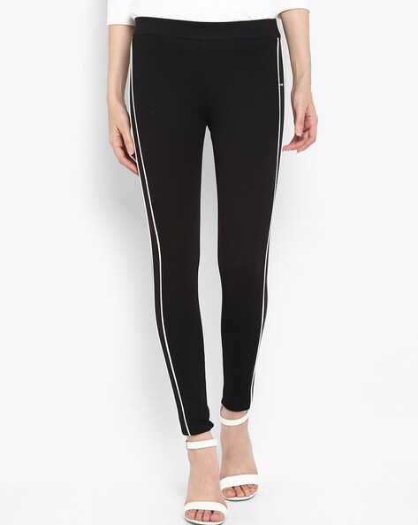 Jeggings with side stripe best sale