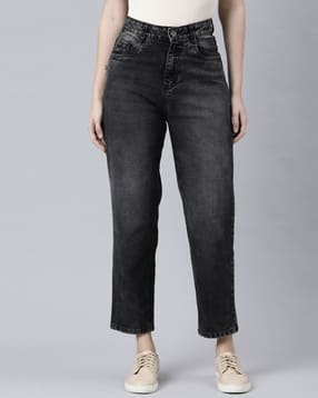 zheia Mid-Wash Relaxed Fit Jeans-picture-0