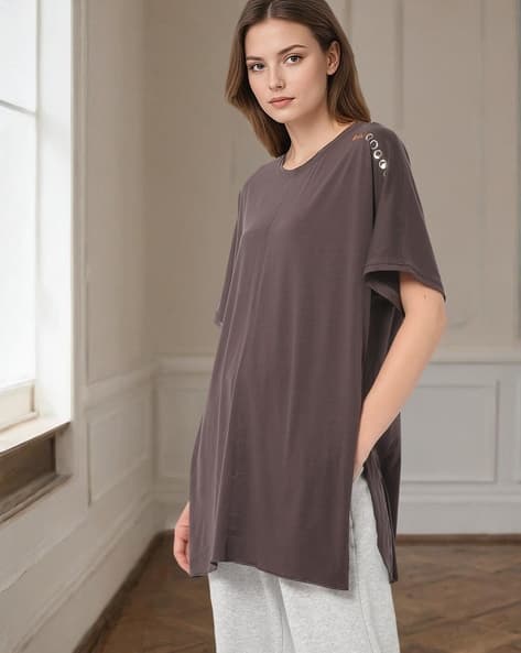 Puma Exhale Boyfriend Yoga Round Neck T-Shirt